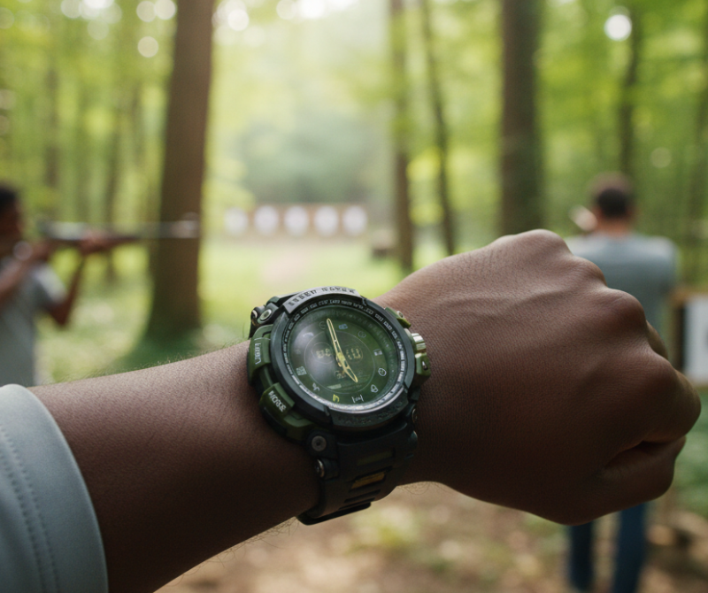 Hybrid Analog‑Digital Sports Smart Watch